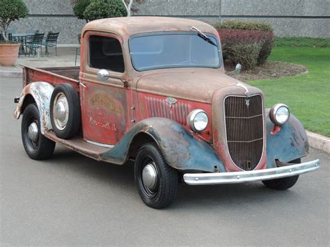Purchase Used 1935 35 Ford Pickup Shop Truck Hot Rod Rat All Steel V8