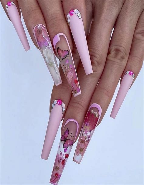 gorgeous long nails long acrylic nail designs ombre acrylic nails pink nails