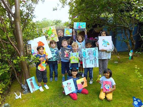 Kids Summer Club Art Classes In The Garden Hale Altrincham