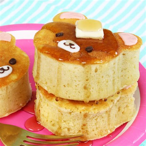 Japanese Fluffy Pancakes Cute Snacks Cute Desserts Yummy Food Dessert Kawaii Dessert Kawaii