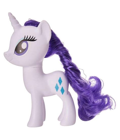 My Little Pony Toy 6 Inch Rarity White Pony Figure With Rooted Hair
