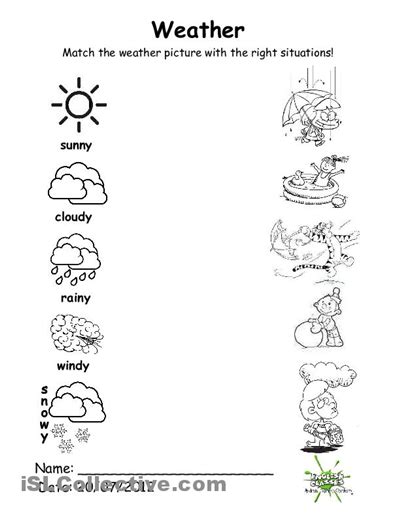 11 Best Images Of What To Wear Weather Worksheet Clothes And Weather