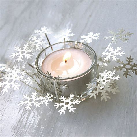 Snowflake Tealight Holder By Red Lilly Cosy Home Blog