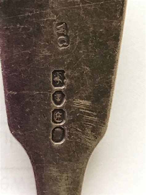 Hallmarks On Silver Tablespoon Identification Help What Is It