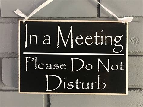 8x6 In A Meeting Wood Sign Designs By Prim