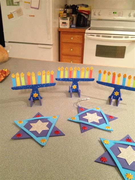 Stars Of David Can Be Made With Popsicle Sticks Hanukkah Crafts