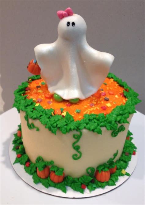 Ghost Birthday Cake Mini Cakes Halloween Cakes Birthday Cake