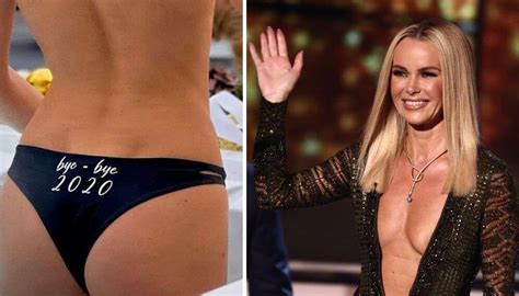 Amanda Holden Takes It All Off To Wish 2020 Goodbye Photos