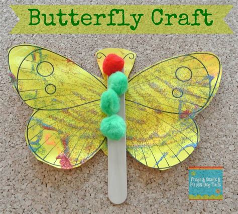 Butterfly Craft A Great Activity For The Very Hungry Caterpillar Fspdt
