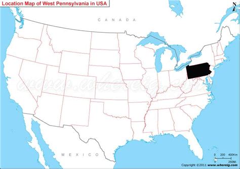Where Is Pennsylvania State Where Is Pennsylvania Located In The Us Map