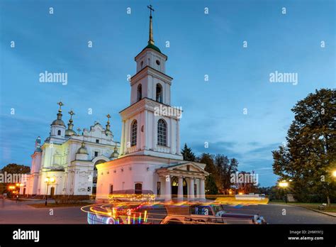 Scenic Evening View Of Poltava City In Ukraine Stock Photo Alamy
