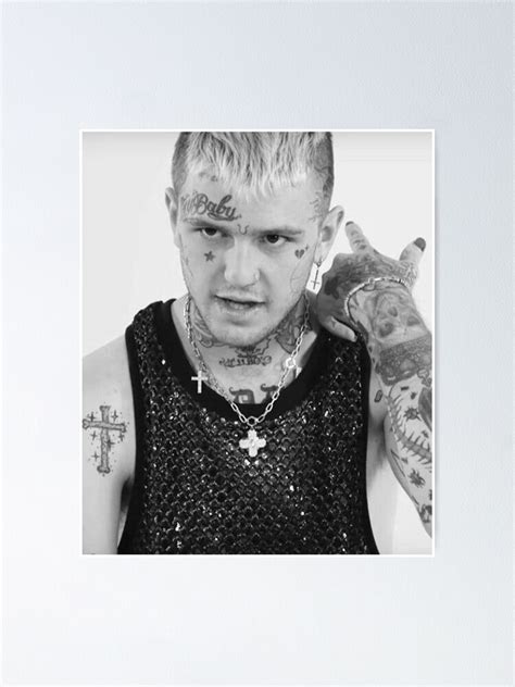 Cute Lil Peep Black And White Picture Poster By Breaker160 Redbubble