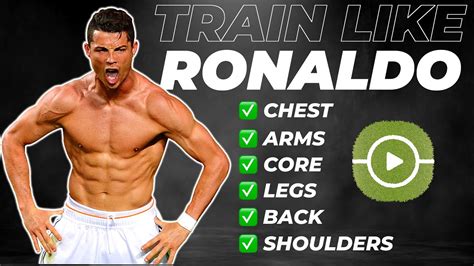 Training Like Cristiano Ronaldo Full Workoutstrength Routine Youtube