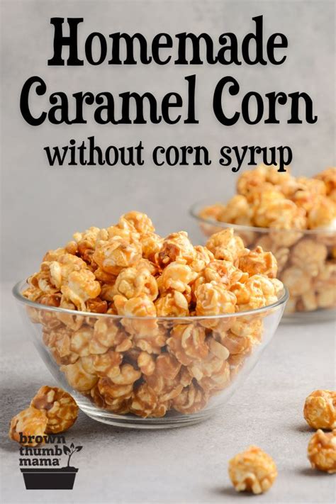 Make Caramel Corn Without Corn Syrup Recipe Recipes Healthy Snacks