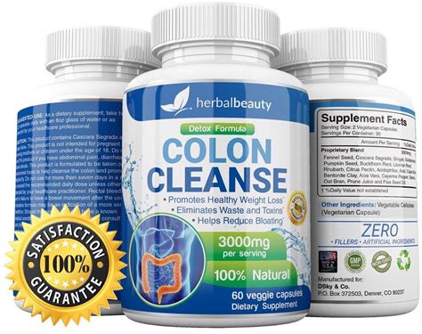 Colon Cleanser And Detox For Weight Loss 3000mg Max Strength Detox