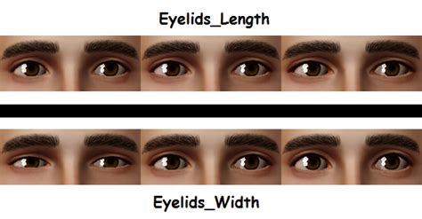 My Sims 3 Blog Eyelids Sliders By Oneeuromutt