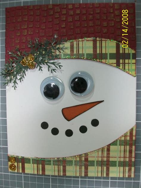 My Snowman Card Rubber Stamp Crafts Snowman Cards Winter Cards