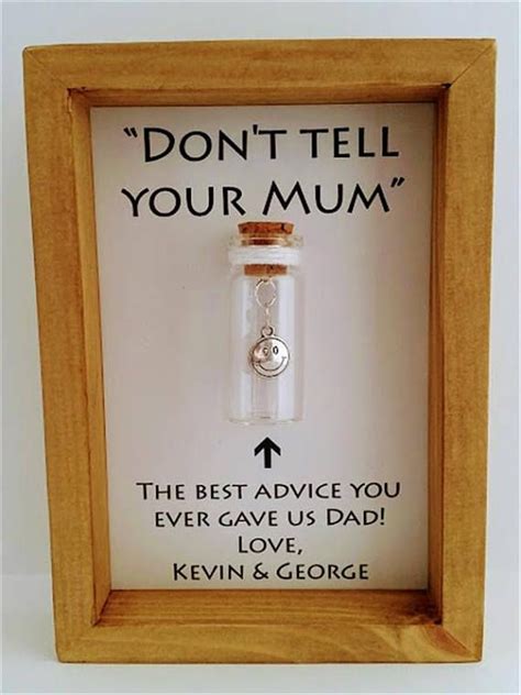Maybe you would like to learn more about one of these? Funny gifts for dad, Personalised dad frame, Don't tell ...