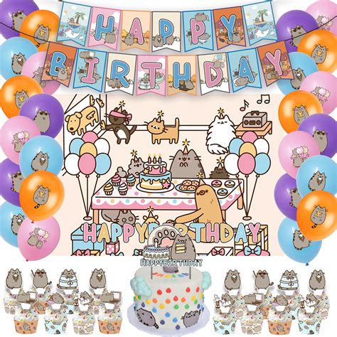 Buy Pusheen Cat Birthday Party Supplies Pusheen Cat Birthday