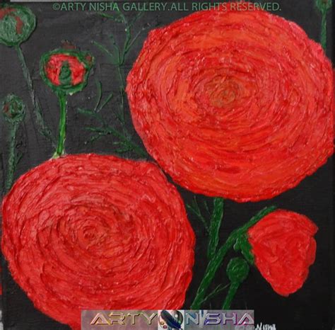 Royal Ranunculus Paintings Paintings Prints Flowers Plants