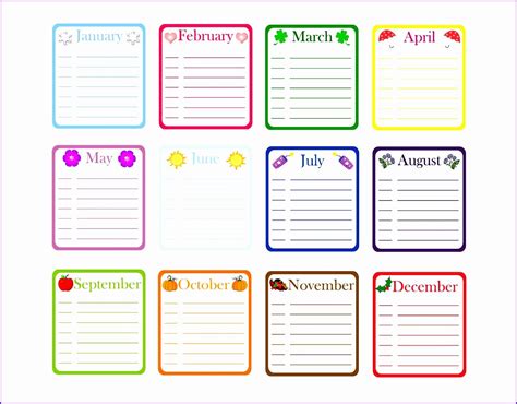 Sample Free Birthday Calendar Template Excel Sgwui Elegant Birthday And