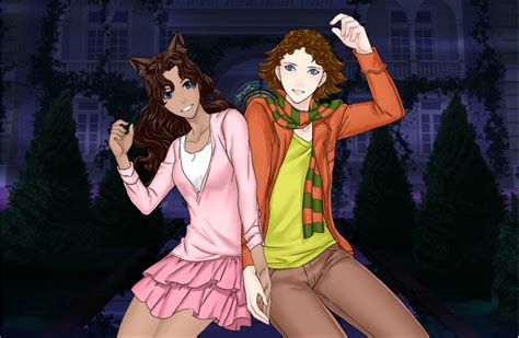 Dennis And Winnie From Hotel Transylvania In Anime Style From Rinmaru Dress Up Game