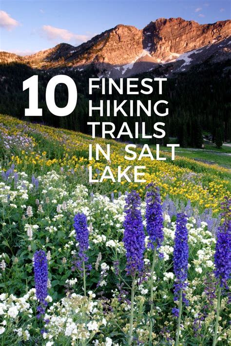The Top 10 Hiking Trails Near Salt Lake City Utah Hike Mountain Bike