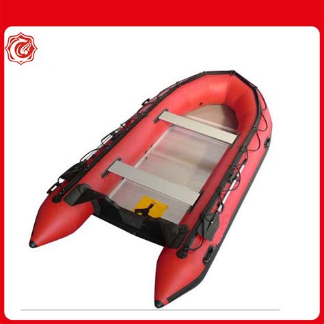 98 Ft Inflatable Dinghy Tender Poonton Boat Wih Aluminum Floor China