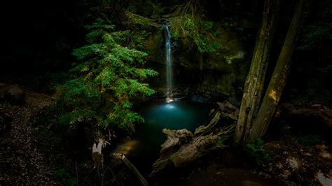 Free Images Tree Nature Waterfall Wilderness Wood Night