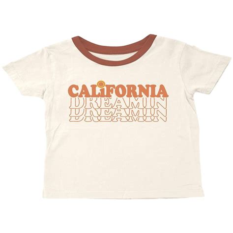 Tiny Whales California Boxy T Shirt Girls Kids