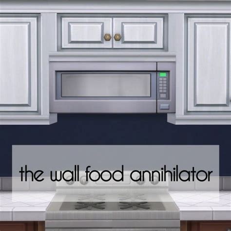 Mod The Sims Wall Microwaves By Madhox Sims 4 Downloads Sims 4