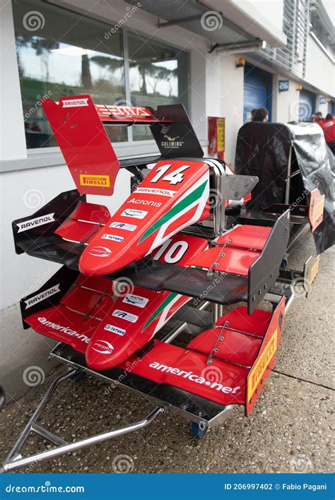 Front Wing Nose Formula Racing Car Parts Editorial Photography Image