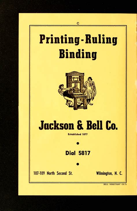 Hill's Wilmington (New Hanover County, N.C.) City Directory [1952]