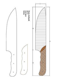 In common parlance however, yanagi or these knives are one of the three traditional japanese knives, along with deba and usuba, that were historically requisite for the creation of japanese cuisine. Printable Knife Templates | Homemade Knife Template | Ideas for the House | Knife template ...