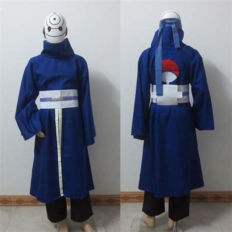 Naruto Obito Uchiha Costume Akatsuki Ninja Tobi Uchiha Madara Include