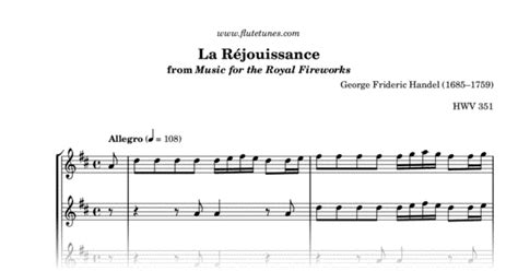 La Réjouissance From Music For The Royal Fireworks Gf