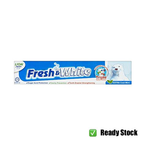 Fresh And White Toothpaste Extra Cool Mint 70g Shopee Malaysia