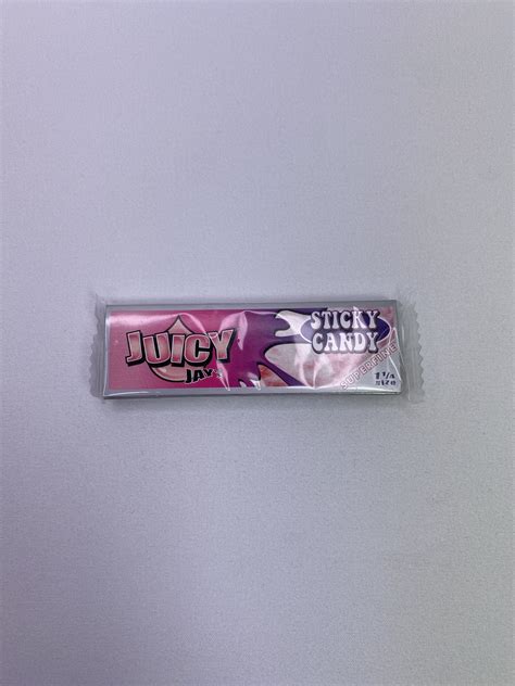 juicy jays superfine sticky candy 1 1 4 rolling papers east coast bongs