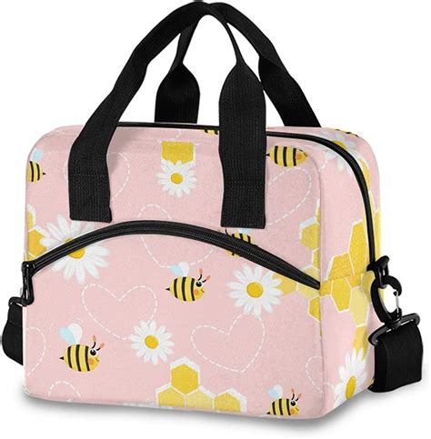 Amazon Com Daisy Flower Lunch Bags For Women Leakproof Lunch Bag Lunch