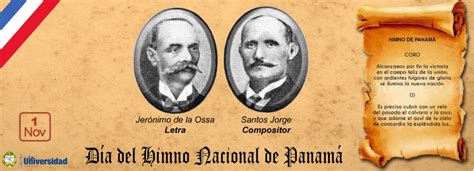 1 De Noviembre Dia Del Himno Nacional De Panama La Universidad