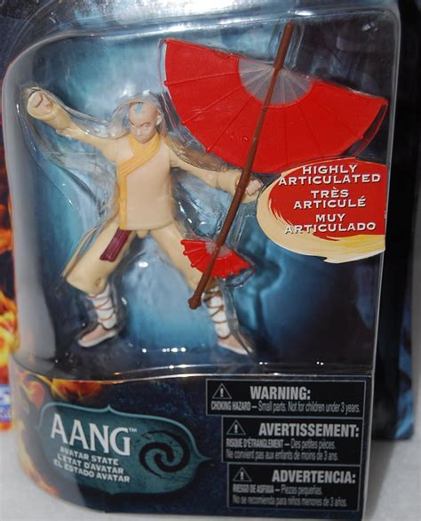 The Last Airbender 4 Action Figure Avatar State Aang Glider Staff
