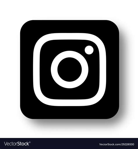 Instagram Logo Icon Royalty Free Vector Image Vectorstock