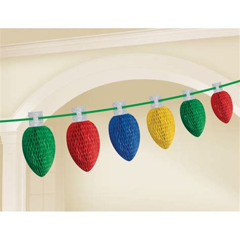 Christmas Party Decorations Garland Christmas Lights Honeycomb
