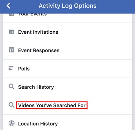 Download entire facebook data and find out. Facebook: Here's How to Clear Your Video Search History ...