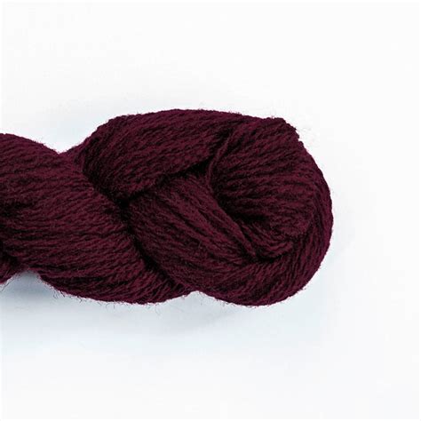 Wool Yarn100 Natural Knitting Crochet Craft Supplies Burgundy