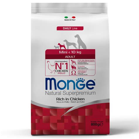 Купить Сухой корм Monge Dog Daily Line Mini для взрослых собак мелких