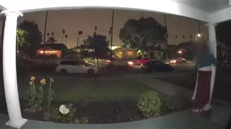 lapd the identity of a woman caught screaming on a doorbell camera is still unknown cnn