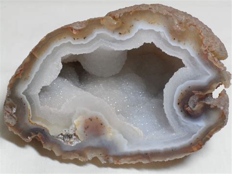 White Crystal Geode ~ Brazilian Agate Collectors Weekly