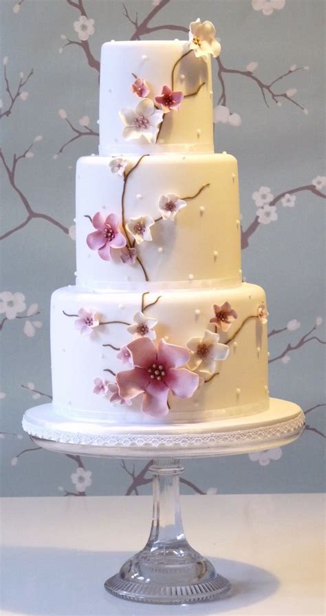 Dogwood Blossom Wedding Cake Weddingcakes Beautiful Wedding Cakes