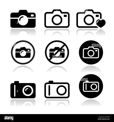 Camera Vector Icons Set Stock Vector Image And Art Alamy